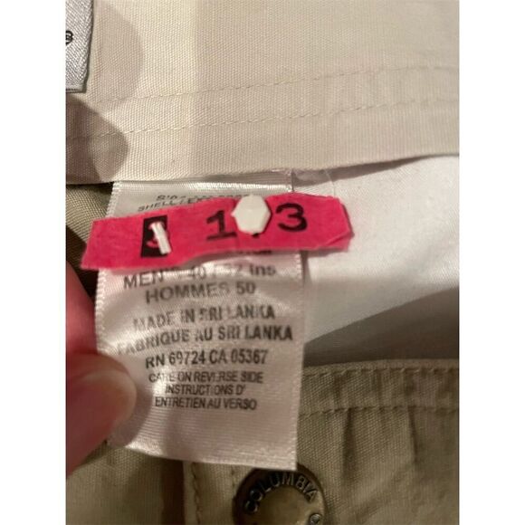 Columbia Men's Khaki Pants Beige 40x32 Relaxed Fit  Pockets Casual, Outdoors - Picture 10 of 10